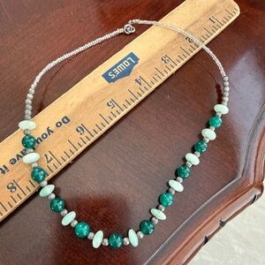 Vintage Green Necklace